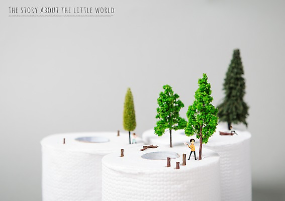 PSD 나무 편집 남자 일러스트 성인 세명 미니어처 장작 도끼 벌목 소인국 휴지걸이 국내일러스트 식물 사람 모형 걸이 파일형식