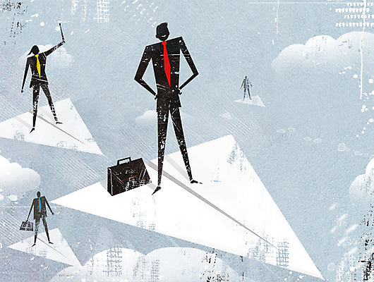 PSD 구름 남자 서류가방 일러스트 비즈니스 그림자 정장 여러명 성인 경제 비행 비즈니스맨 종이비행기 국내일러스트 자연요소 옷 다수 가방 사람 직장인 종이접기 파일형식