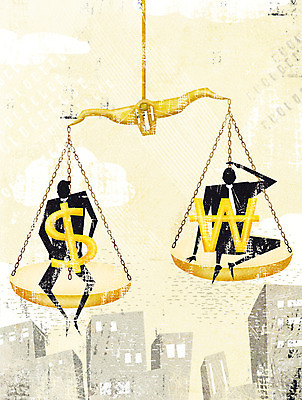 PSD 남자 일러스트 비즈니스 저울 그림자 정장 빌딩 성인 두명 경제 달러 비즈니스맨 원화 화폐기호 국내일러스트 기호 옷 돈 사람 건물 직장인 화폐 파일형식