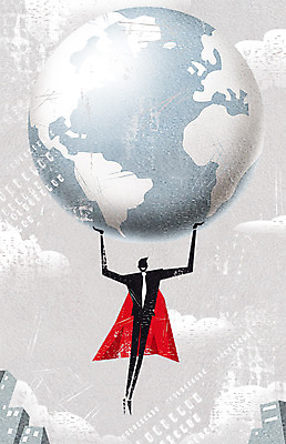 PSD 구름 남자 일러스트 비즈니스 그림자 한명 정장 빌딩 성인 경제 비즈니스맨 망토 빨간망토 지구모양 들어올리기 국내일러스트 자연요소 모양 1 옷 지구 모션 사람 건물 직장인 파일형식