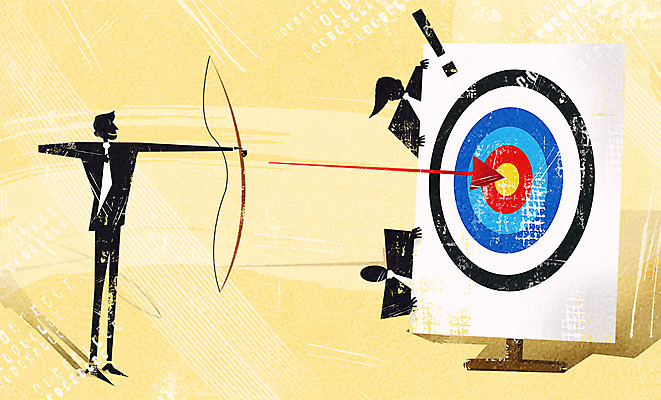 PSD 남자 일러스트 비즈니스 화살 그림자 정장 성인 세명 경제 비즈니스맨 느낌표 과녁판 명중 활 국내일러스트 기호 옷 사람 직장인 파일형식