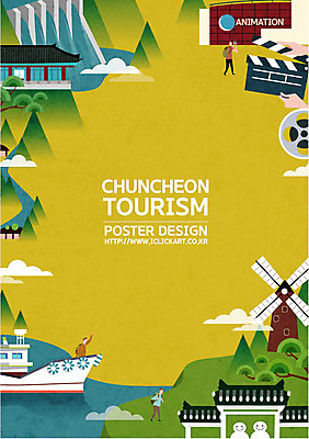 남자 포스터 바다 일러스트 산 한국 사람 여러명 관광지 여행객 풍차 소나무 사찰 클래퍼보드 댐 필름 영화 애니메이션 춘천 국내여행 선박 국내일러스트 AI파일 나무 공공시설 아시아 여행 다수 수상교통 종교건축 문화예술 강원도 파일형식 벡터