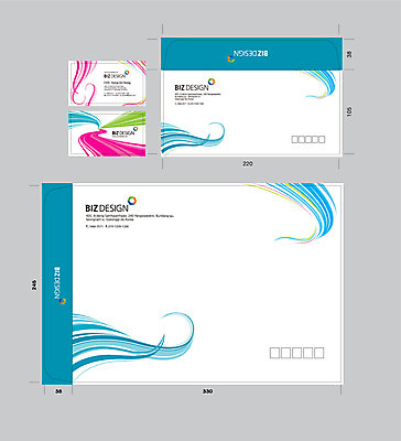 템플릿 선 분홍색 무늬 곡선 명함 명함템플릿 봉투 서류봉투 편지봉투 사람없음 초록색 파란색 세트 패키지 봉투템플릿 우편봉투 비즈디자인 봉투디자인 이미지템플릿 AI파일 컬러 편지 우편물 파일형식 벡터