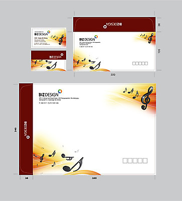 템플릿 음악 음표 명함 명함템플릿 봉투 서류봉투 편지봉투 사람없음 세트 갈색 높은음자리표 패키지 8분음표 16분음표 봉투템플릿 우편봉투 비즈디자인 봉투디자인 이미지템플릿 AI파일 기호 컬러 문화예술 편지 우편물 파일형식 벡터