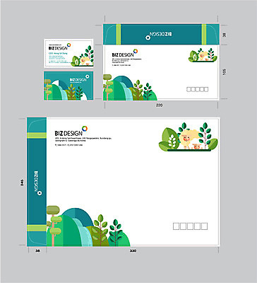 나무 식물 동물 템플릿 잎 두마리 명함 명함템플릿 봉투 서류봉투 편지봉투 사람없음 초록색 세트 폭포 양 패키지 봉투템플릿 우편봉투 비즈디자인 봉투디자인 이미지템플릿 AI파일 컬러 2 포유류 자연 편지 우편물 파일형식 벡터