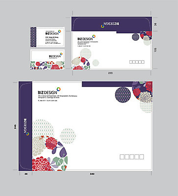 식물 템플릿 꽃 꽃무늬 패턴 명함 명함템플릿 봉투 서류봉투 편지봉투 사람없음 세트 보라색 패키지 봉투템플릿 우편봉투 비즈디자인 봉투디자인 이미지템플릿 AI파일 컬러 무늬 편지 우편물 파일형식 벡터
