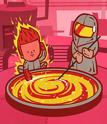 PSD 직업 남자 일러스트 공장 불 성인 두명 영웅 슈퍼히어로 용광로 초능력 국내일러스트 자연요소 공업 사람 파일형식