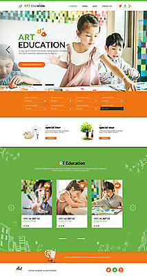 PSD 템플릿 여자 교육 남자 어린이 웹템플릿 사이트템플릿 미술 여러명 홈페이지 홈페이지시안 한국인 그리기 미술교육 어린이만 원페이지 이미지템플릿 다수 모션 문화예술 사람 동양인 파일형식
