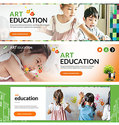 PSD 나무 템플릿 배너 여자 교육 남자 꽃 어린이 웹템플릿 페인팅 놀이 미술 이벤트 여러명 한국인 그리기 미술교육 이벤트배너 웹배너 어린이만 이미지템플릿 식물 다수 모션 문화예술 사람 동양인 파일형식