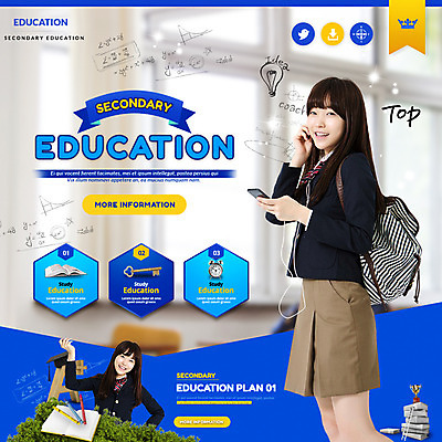 PSD 템플릿 학생 여자 교육 교복 웹템플릿 청소년 이벤트페이지 이벤트 두명 책 한국인 여자만 이미지템플릿 옷 사람 동양인 페이지 파일형식