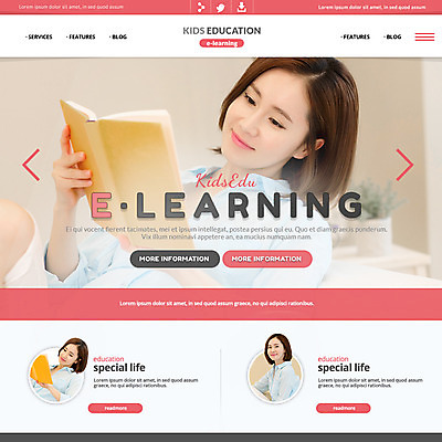 PSD 템플릿 여자 교육 웹템플릿 이벤트페이지 이벤트 성인 책 세명 독서 한국인 이러닝 여자만 이미지템플릿 사람 동양인 페이지 파일형식