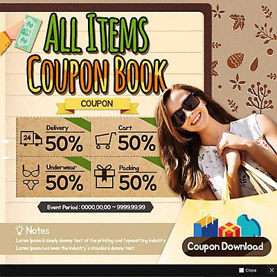 PSD 외국인 템플릿 여자 웹템플릿 지폐 나뭇잎 팝업 이벤트팝업 웹팝업 한명 이벤트 성인 쇼핑 선글라스 쇼핑백 세일 쿠폰 솔방울 쿠폰북 할인쿠폰 이미지템플릿 1 안경 잎 돈 가방 사람 인종 파일형식