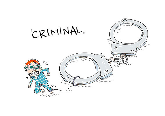 남자 일러스트 한명 성인 범죄인 수갑 국내일러스트 AI파일 1 사람 범죄 파일형식 벡터