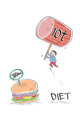 남자 음식 다이어트 일러스트 한명 성인 햄버거 망치 칼로리 고칼로리 국내일러스트 AI파일 1 패스트푸드 건강 사람 공구 파일형식 벡터