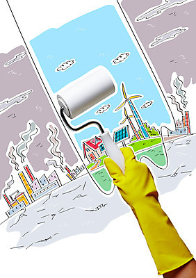 편집이미지 공장 주택 합성일러스트 신체부위 환경오염 오염 풍력에너지 청소도구 합성 고무장갑 팔 이미지편집 AI파일 장갑 컨셉 공업 사람 건물 도구 그린에너지 청소 고무 파일형식 벡터