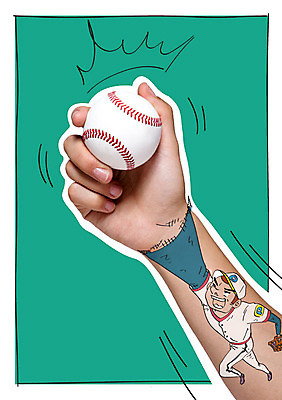 편집이미지 남자 합성일러스트 한명 성인 신체부위 야구선수 야구글러브 야구공 합성 팔 야구복 이미지편집 AI파일 1 공 운동선수 사람 운동복 야구 야구용품 글러브 파일형식 벡터