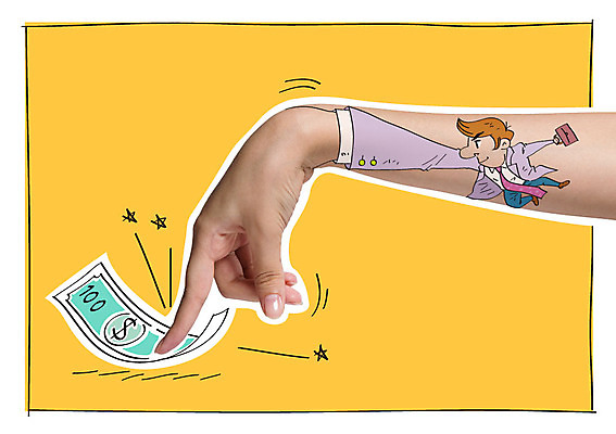 편집이미지 남자 지폐 서류가방 비즈니스 포토일러 합성일러스트 한명 손짓 성인 신체부위 비즈니스맨 합성 팔 이미지편집 AI파일 1 돈 가방 모션 사람 직장인 파일형식 벡터