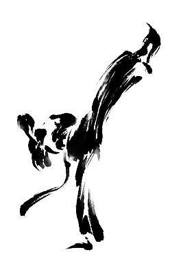 PSD 스포츠 일러스트 캘리그라피 사람모양 수묵화 한명 사람 성인 운동 킥 태권도 태권도복 태권도선수 국내일러스트 모양 1 모션 운동선수 건강 도복 미술 격투기 파일형식