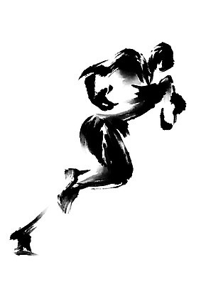 PSD 스포츠 일러스트 캘리그라피 사람모양 수묵화 한명 사람 성인 운동 국내일러스트 모양 1 건강 미술 파일형식