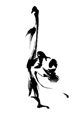 PSD 스포츠 일러스트 캘리그라피 사람모양 수묵화 한명 사람 성인 운동 킥 국내일러스트 모양 1 모션 건강 미술 파일형식