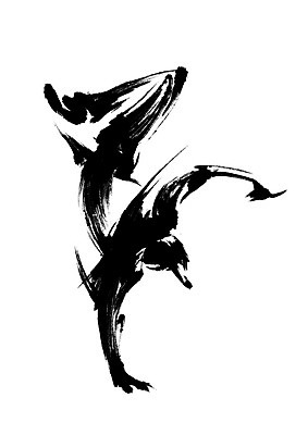 PSD 스포츠 일러스트 캘리그라피 사람모양 수묵화 한명 사람 성인 운동 춤 비보이 국내일러스트 모양 1 문화예술 건강 미술 파일형식