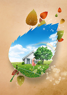 PSD 나무 구름 편집이미지 여자 무지개 낙엽 나뭇잎 한명 잔디 20대 성인 한국인 가을 춤 전원주택 이미지편집 자연요소 식물 1 계절 잎 문화예술 주택 사람 동양인 청년 파일형식