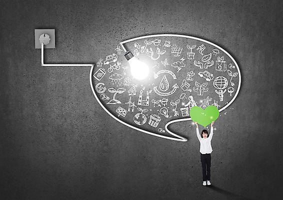 전신 PSD 편집이미지 여자 초등학생 말풍선 전구 한명 서기 들기 앞모습 손들기 자연보호 환경 그린캠페인 전선 콘센트 플러그 전기에너지 일본인 에코 그린슈머 이미지편집 외국인 1 학생 캠페인 뷰포인트 모션 자연 사람 동양인 에너지 보호 파일형식