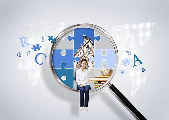 전신 PSD 편집이미지 알파벳 여자 대학생 세계지도 돋보기 한명 앉기 20대 성인 앞모습 한국인 퍼즐 대학교 대학교육 어학연수 이미지편집 1 학생 영어 교육 뷰포인트 지도 학교 모션 사람 동양인 청년 세계 유학 파일형식