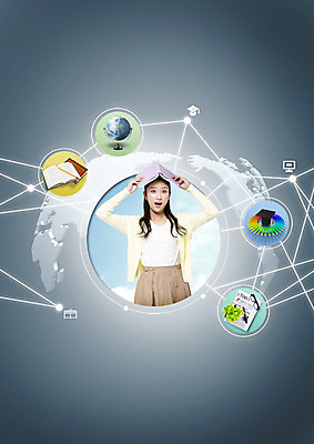 PSD 편집이미지 여자 안경 대학생 학사모 한명 상반신 20대 성인 앞모습 책 지구본 놀람 펼침 네트워크 신문 연결 일본인 대학교육 놓기 이미지편집 외국인 모자_잡화 1 학생 잡화 교육 감정 뷰포인트 졸업 모션 표정 사람 동양인 청년 간행물 뉴스 파일형식