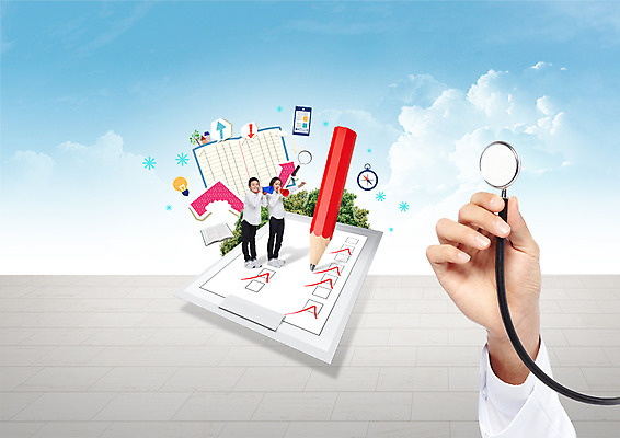 PSD 편집이미지 손 여자 남자 초등학생 청진기 한손 초등교육 들기 신체부위 책 세명 스마트폰 연필 펼침 나침반 일본인 체크표시 서류판 이미지편집 외국인 학생 교육 의료기기 모션 학용품 사람 동양인 핸드폰 스마트기기 필기구 사무용품 확인 파일형식