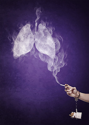 PSD 편집이미지 손 한손 흡연 담배 한명 들기 신체부위 허파 수갑 담배연기 폐렴 담배갑 폐암 이미지편집 1 모션 사람 호흡기관 연기 질병 암 파일형식