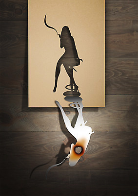 전신 PSD 편집이미지 실루엣 종이 흡연 한명 앉기 목재 구멍 태움 이미지편집 나무 1 재료 모션 담배 촬영기법 사람 파일형식