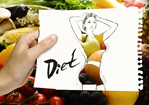 PSD 편집이미지 손 여자 종이 다이어트 채소 방울토마토 포도 옥수수 한명 성인 신체부위 사과 스케치 스케치북 이미지편집 1 토마토 과일 학용품 곡류 건강 미술 사람 파일형식