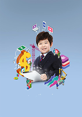 PSD 편집이미지 남자 한명 미소 들기 정장 상반신 태블릿 달러 유치원생 한국인 비즈니스맨 화폐기호 포크레인 기중기 키즈비즈니스 이미지편집 1 기호 옷 어린이 돈 비즈니스 모션 표정 사람 동양인 전자제품 스마트기기 직장인 중장비 화폐 파일형식