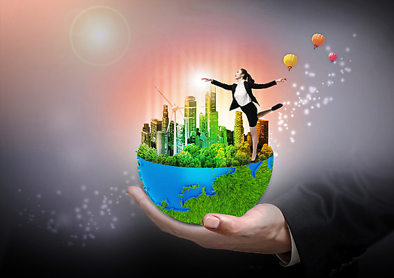 PSD 편집이미지 손 여자 지구 한손 들기 정장 20대 성인 두명 신체부위 고층빌딩 한국인 열기구 도시 비즈니스우먼 풍력기 이미지편집 옷 비즈니스 항공교통 모션 사람 동양인 빌딩 청년 직장인 풍력에너지 파일형식