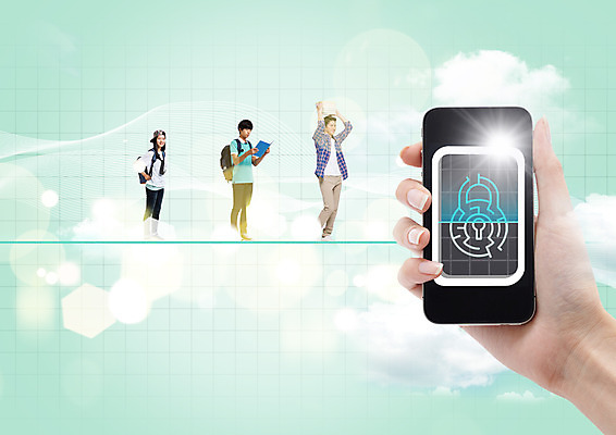 전신 PSD 편집이미지 손 여자 남자 고등학생 한손 자물쇠 서기 들기 여러명 20대 성인 옆모습 신체부위 스마트폰 걷기 한국인 일본인 검사_조사 미로 이미지편집 외국인 학생 뷰포인트 다수 모션 청소년 사람 동양인 청년 핸드폰 스마트기기 파일형식