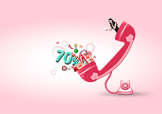 PSD 백인 편집이미지 여자 분홍색 목걸이 한명 들기 20대 성인 선물상자 쇼핑 귀걸이 외침 퍼센트 하이힐 유선전화기 수화기 풍선 70% 이미지편집 서양인 1 구두 컬러 장신구 모션 선물 사람 청년 상자 소리 특수기호 여성화 전화기 파일형식