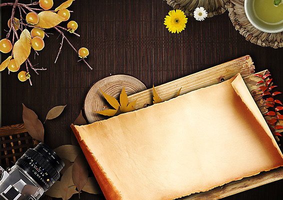 PSD 편집이미지 종이 단풍 낙엽 국화 사람없음 카메라 가을 찻잔 감나무 이미지편집 나무 계절 꽃 잎 잔 감 전자제품 파일형식