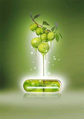 PSD 편집이미지 열매 음식 사람없음 알약 액체 즙 매실 이미지편집 식물 약 파일형식