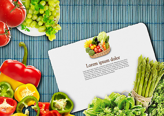 PSD 편집이미지 채소 피망 프레임 사람없음 청포도 아스파라거스 이미지편집 포도 파일형식