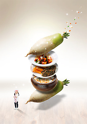 전신 PSD 편집이미지 접시 여자 음식 한명 서기 앞모습 쌓기 요리사 유치원생 한국인 항아리 무 깍두기 물김치 백김치 총각김치 이미지편집 직업 1 식기 어린이 뷰포인트 모션 김치 뿌리채소 사람 동양인 도자기 파일형식