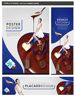 전신 PSD 백인 템플릿 배너 배너템플릿 여자 가로배너 ZIP 포스터 세로배너 발렌타인데이 한명 앉기 20대 성인 옆모습 선물상자 세트 초콜릿 숟가락 흐름 현수막 서양인 1 뷰포인트 컨셉 모션 데이이벤트 디저트 수저 선물 사람 청년 가로 세로 상자 파일형식