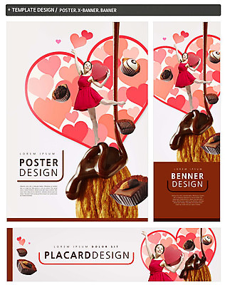 전신 PSD 템플릿 배너 배너템플릿 여자 가로배너 ZIP 포스터 세로배너 발렌타인데이 한명 20대 성인 세트 초콜릿 한국인 현수막 하트 아몬드 모양 1 데이이벤트 디저트 사람 동양인 청년 가로 세로 견과류 파일형식
