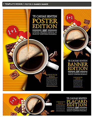 PSD 템플릿 배너 배너템플릿 가로배너 ZIP 포스터 세로배너 커피 낙엽 사람없음 세트 초콜릿 원두 현수막 커피잔 원플러스원 덤 음료 잎 디저트 잔 이벤트 가로 세로 파일형식