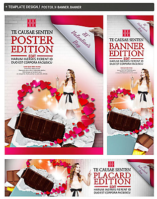 PSD 백인 템플릿 손 배너 배너템플릿 여자 가로배너 ZIP 포스터 세로배너 종이 벽 벽돌 한손 발렌타인데이 상반신 성인 두명 신체부위 세트 초콜릿 현수막 하트 가리킴 은박지 모양 서양인 데이이벤트 디저트 사람 손짓 가로 세로 파일형식