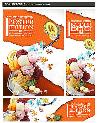 PSD 템플릿 배너 배너템플릿 가로배너 ZIP 포스터 세로배너 사람없음 물 세트 현수막 퍼즐 수분 멜론 레몬 퍼즐조각 튀는물 콘아이스크림 자연요소 조각 과일 아이스크림 가로 세로 액체표현 스플래쉬 파일형식