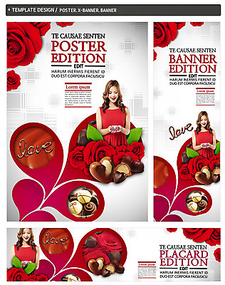 PSD 서양인 템플릿 배너 영어 배너템플릿 여자 가로배너 ZIP 포스터 세로배너 발렌타인데이 사랑 한명 들기 상반신 20대 성인 앞모습 선물상자 세트 장미 초콜릿 현수막 성인여자한명만 외국인 문자 1 꽃 감정 뷰포인트 모션 데이이벤트 디저트 선물 사람 청년 가로 세로 상자 여자한명만 성인여자만 파일형식