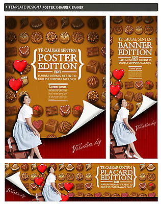 PSD 외국인 템플릿 배너 배너템플릿 여자 가로배너 ZIP 포스터 세로배너 발렌타인데이 한명 미소 앉기 동양인 상반신 20대 성인 옆모습 세트 초콜릿 올려보기 현수막 하트풍선 1 뷰포인트 모션 데이이벤트 디저트 표정 사람 인종 청년 가로 세로 하트 풍선 파일형식
