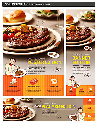 PSD 템플릿 배너 배너템플릿 남자 가로배너 ZIP 포스터 세로배너 서양음식 요리사모자 육류 스테이크 한명 상반신 세트 요리사 현수막 계란프라이 직업 모자_잡화 1 음식 식재료 사람 가로 세로 계란요리 파일형식