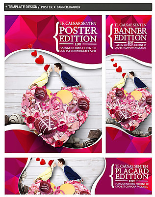 PSD 백인 템플릿 배너 커플 영어 배너템플릿 여자 남자 가로배너 ZIP 포스터 세로배너 키스 발렌타인데이 사랑 상반신 20대 성인 두명 목재 옆모습 세트 장미 초콜릿 현수막 하트 모양 서양인 나무 문자 꽃 감정 뷰포인트 재료 관계 데이이벤트 디저트 사람 청년 가로 세로 애정표현 파일형식